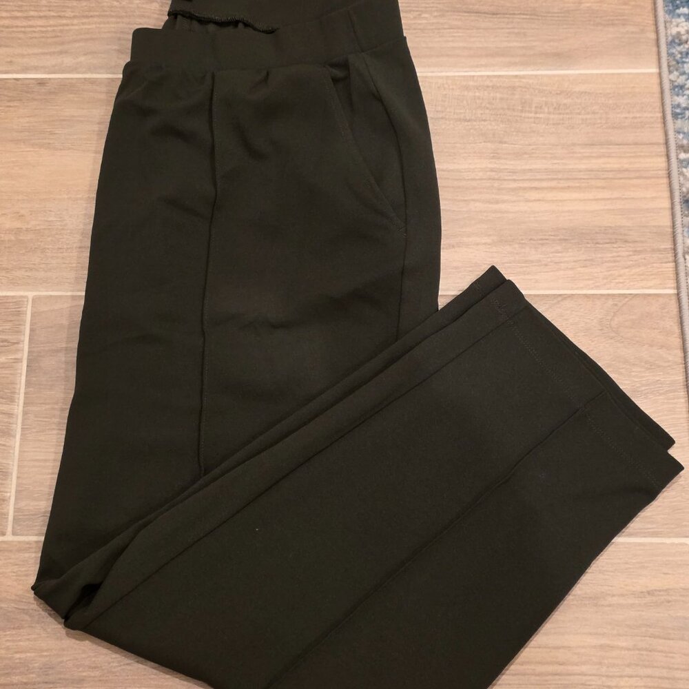 LOFT Dark Green Women's Pull On Pants - Picture 3 of 4